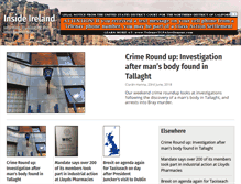 Tablet Screenshot of insideireland.ie